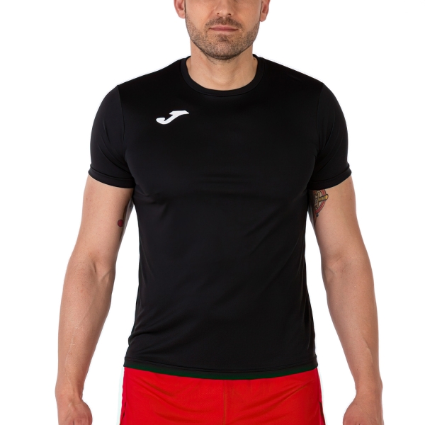 Camisetas Running Hombre Joma Joma Record II Camiseta  Black  Black 