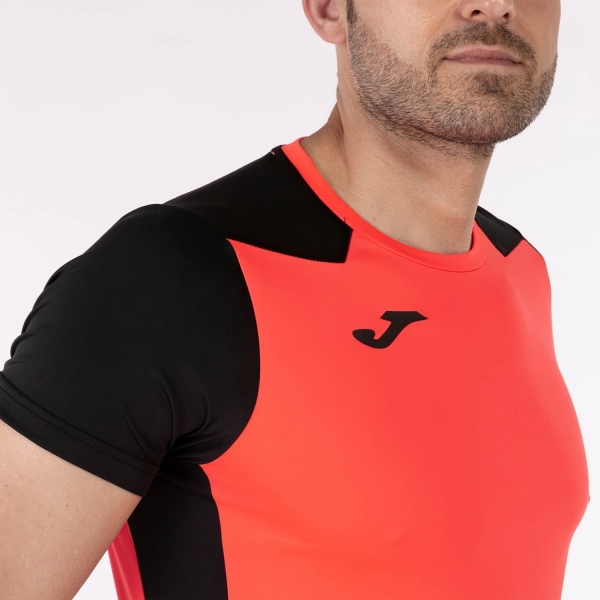 Joma Record II Camiseta - Fluor Coral/Black