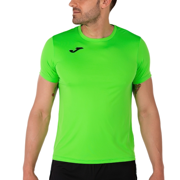 Men's Running T-Shirt Joma Record II TShirt  Fluor Green 102227.020