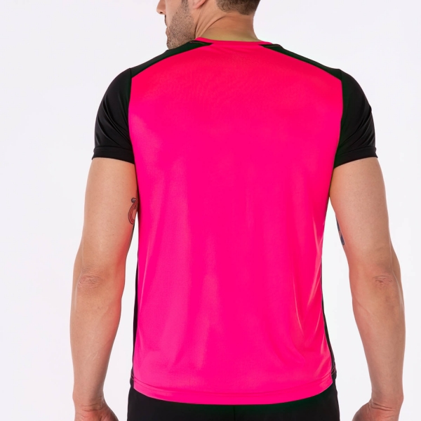 Joma Record II T-Shirt - Fluor Pink/Black