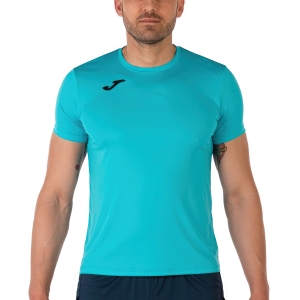 Camisetas Running Hombre Joma Record II Camiseta  Fluor Turquoise 102227.010