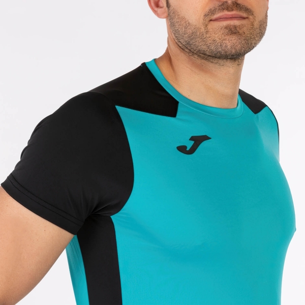 Joma Record II T-Shirt - Turquoise/Black