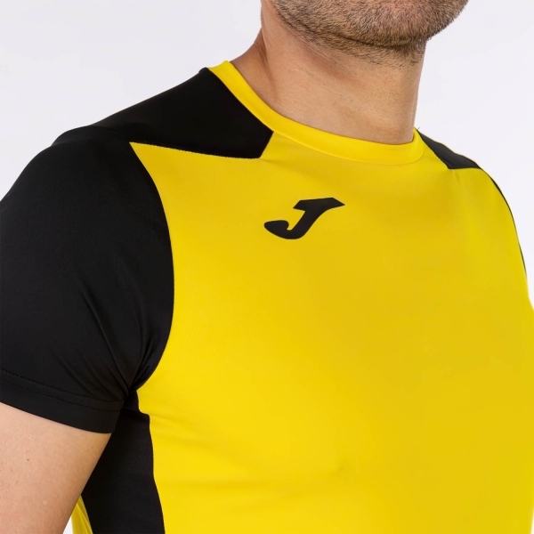 Joma Record II Camiseta - Yellow/Black