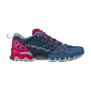 Women's Trail Running Shoes La Sportiva Bushido II  Ink/Love Potion 36T627406
