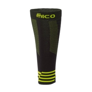 Calf Support Mico Compression Calf Sleeves  Nero/Giallo Fluo AC 1124 160