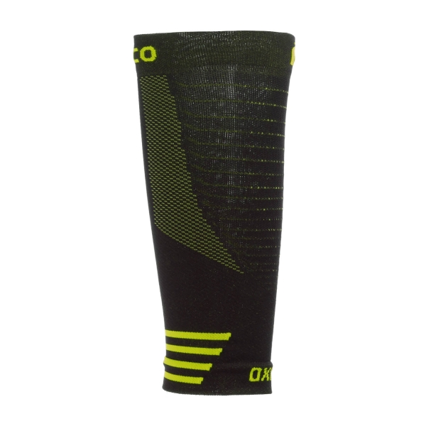 Mico Performance Gambaletti a Compressione - Nero/Giallo Fluo