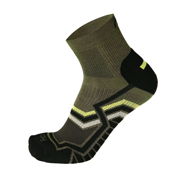Running Socks Mico Mico Extra Dry Light Weight Socks  Verde Melange  Verde Melange 