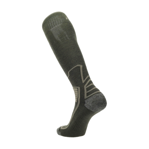 Mico Natural Merinos Medium Weight Socks - Verde Melange