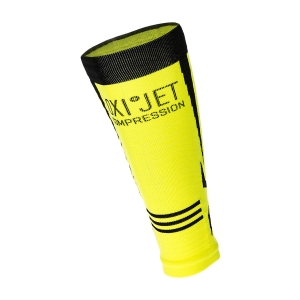 Compression Calf Sleeve Mico OxiJet Compression Calf Sleeves  Yellow/Black AC 1122 189