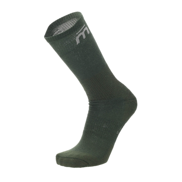Running Socks Mico Extra Dry Medium Weight Logo Socks  Verdone Melange CA 3044 162