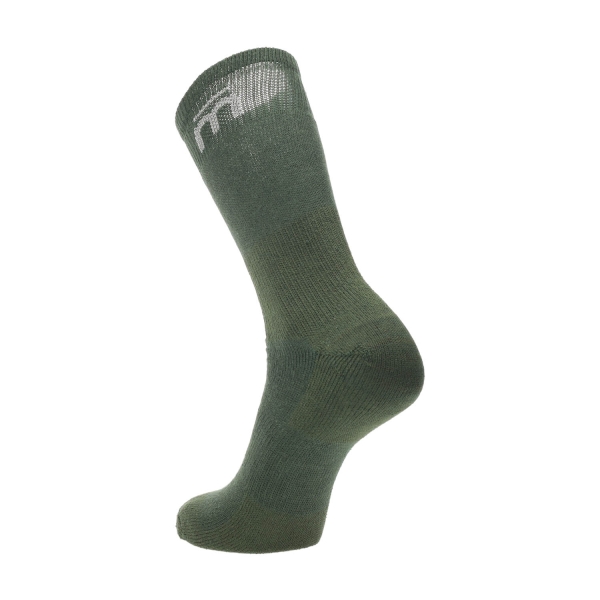 Mico Extra Dry Medium Weight Logo Socks - Verdone Melange