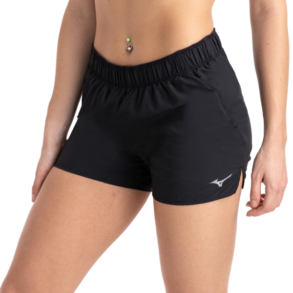 Women's Running Shorts Mizuno Core 5.5in Shorts  Black J2GB135509