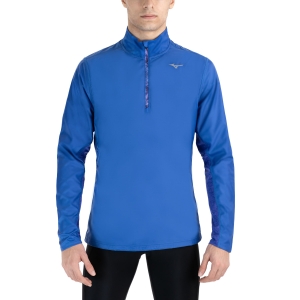 Men's Running Shirt Mizuno Hybrid Shirt  Violet Blue J2GC152524