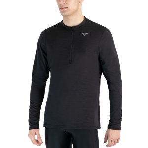 Men's Running Shirt Mizuno Impulse Core Shirt  Black J2GA153509
