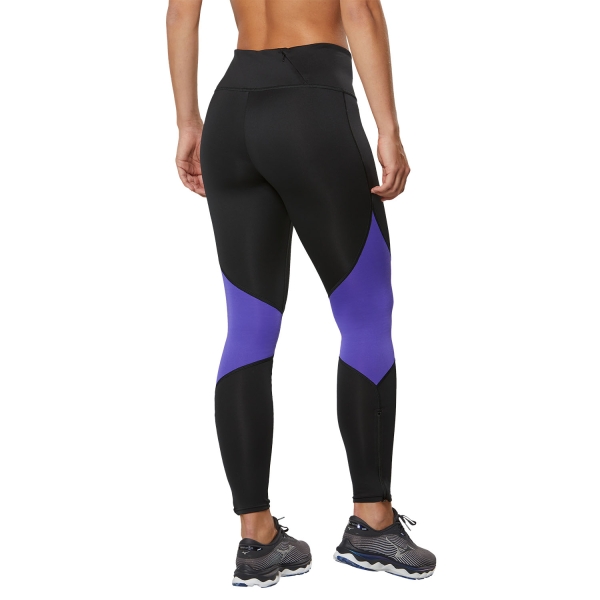 Mizuno Warmalite Tights - Black/Simply Purple