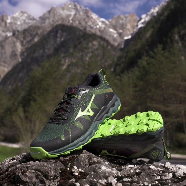 Mizuno Wave Daichi 6 - Green Gables/Lime Green/Obsidian