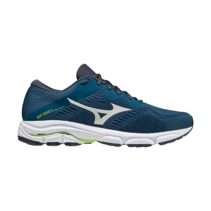 Men's Structured Running Shoes Mizuno Wave Equate 5  Legion Blue/Vaporous Gray/Lime Green J1GC214857