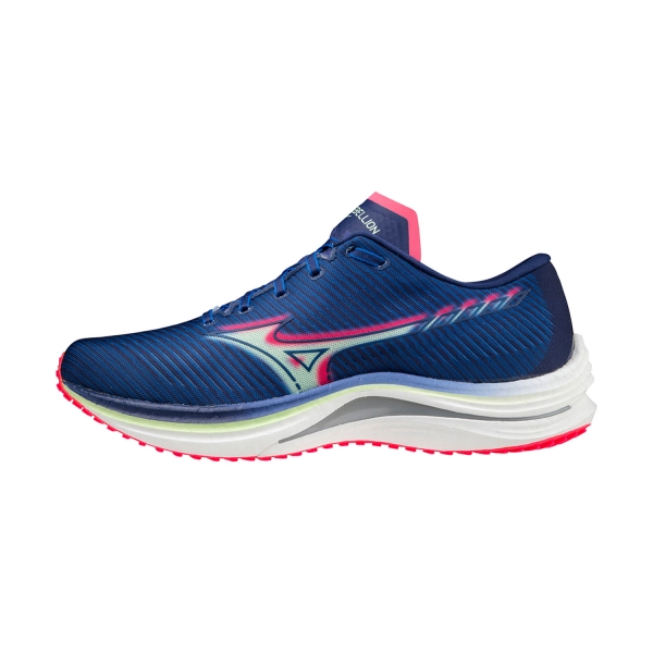 Mizuno Wave Rebellion - Princess Blue/Paradise Green/Diva Pink
