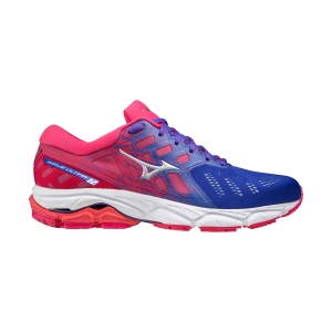 Women's Neutral Running Shoes Mizuno Wave Ultima 12  Violet Blue/Silver/Rose Red J1GD211805