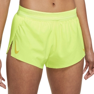 Women's Running Shorts Nike Aeroswift 3in Shorts  Volt/Bright Citron CZ9398702