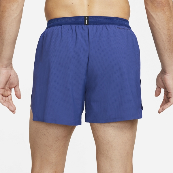 Nike Aeroswift 4in Shorts - Deep Royal Blue/Bright Crimson