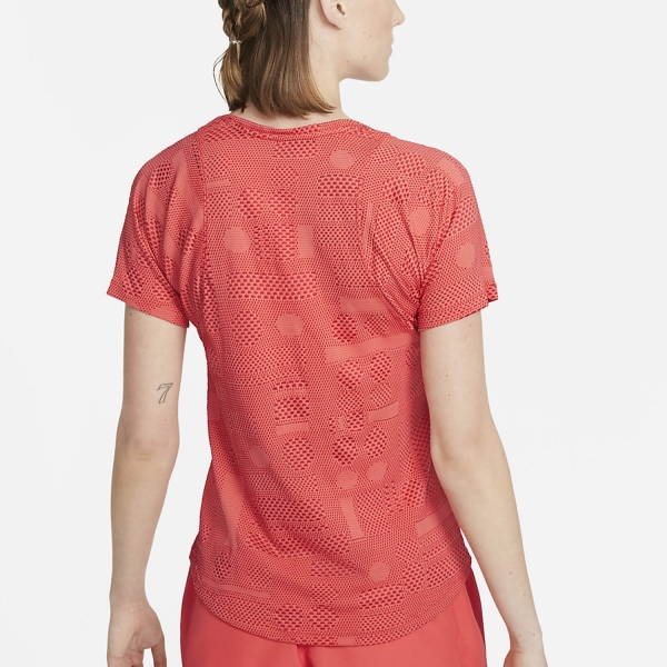 Nike Air Dri-FIT Camiseta - Magic Ember/Lobster/Reflective Silver