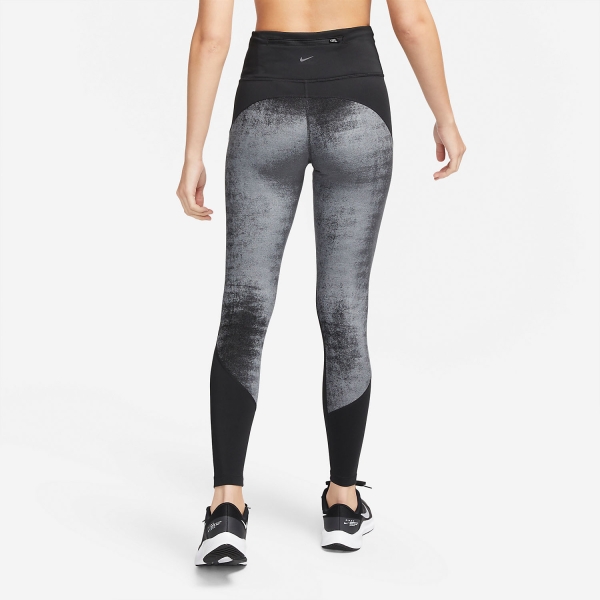 Nike Air Dri-FIT Tights - Black/Reflective Silver