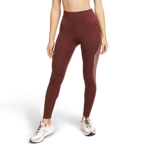 Pantalon y Tights Running Mujer Nike Air DriFIT Tights  Bronze Eclipse/Reflective Silver DD4423273