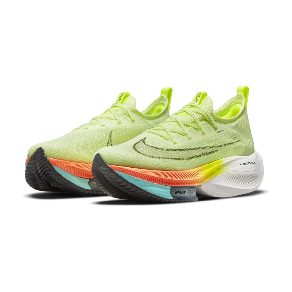 Nike Air Zoom Alphafly Next% - Barely Volt/Black/Hyper Orange