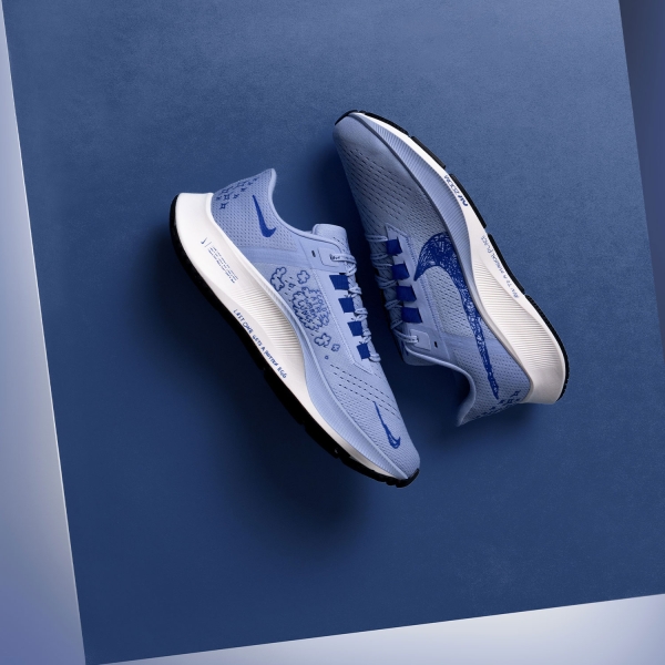 Nike Air Zoom Pegasus 38 A.I.R. - Aluminum/Game Royal/Sail/Black