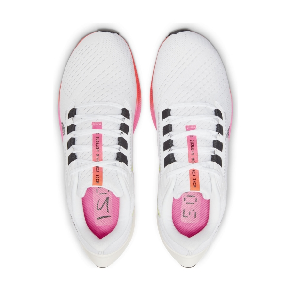 Nike Air Zoom Pegasus 38 - White/Black/Football Grey/Pink Blast