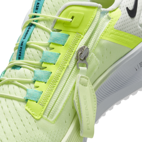 Nike Air Zoom Pegasus 38 Flyease - Barely Volt/Black/Volt/Aurora Green