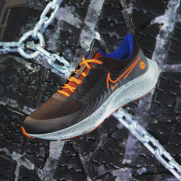 Nike Air Zoom Pegasus 38 Shield - Black/Orange/Total Orange/Bronze/Eclipse