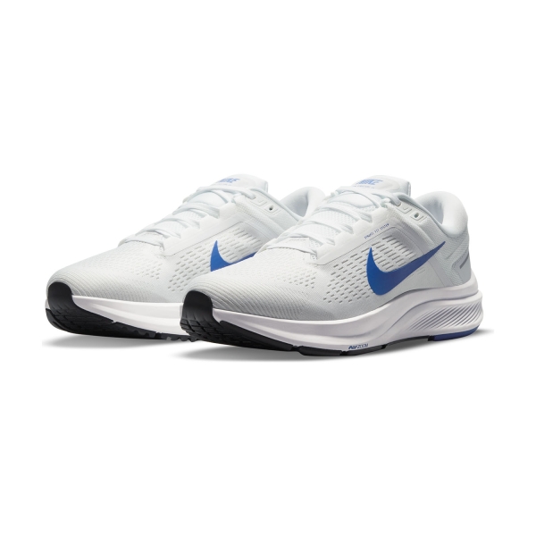 Nike Air Zoom Structure 24 - White/Hyper Royal/Pure Platinum/Black
