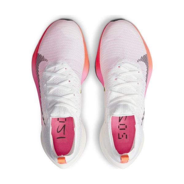Nike Air Zoom Tempo Next% - White/Black/Washed Coral/Pink Blast