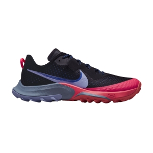 Women's Trail Running Shoes Nike Air Zoom Terra Kiger 7  Black/Light Thistle/Lapis Flash Crimson CW6066004