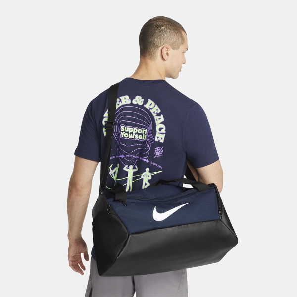 Nike Brasilia 9.5 Training Duffel Bag, Small, Black