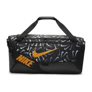 Bag Nike Brasilia 9.5 Graphic Medium Duffle  Black/Kumquat DM2371010