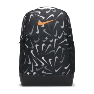 Backpack Nike Brasilia 9.5 Graphic Backpack  Black/Kumquat DM2368010