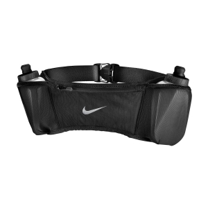 Cinturas de Hidratación Nike Double Pocket Flask Cinturon  Black/Silver N.000.1404.082.OS