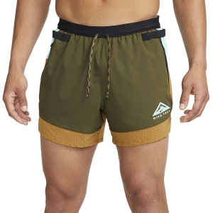 Men's Running Shorts Nike DriFIT 5in Flex Stride Shorts  Copa Rough/Green Wheat CZ9052482