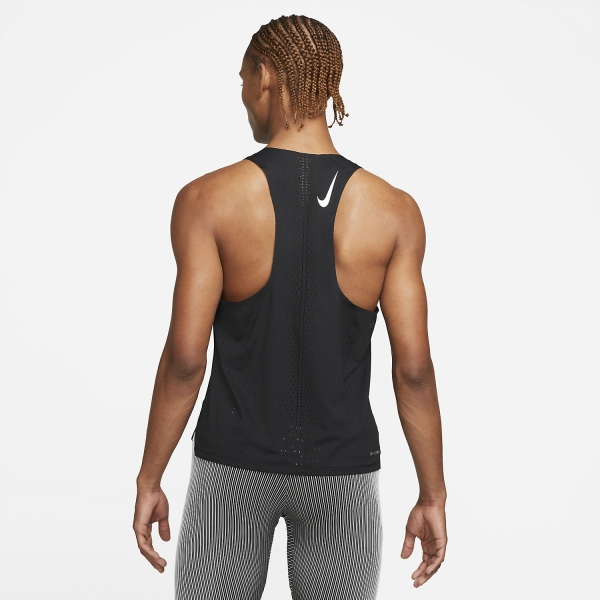 Nike Dri-FIT ADV AeroSwift Canotta - Black/White