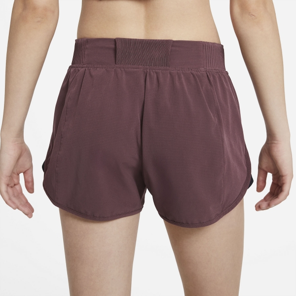 Nike Dri-FIT Division Tempo Luxe 3in Shorts - Dark Wine/Black