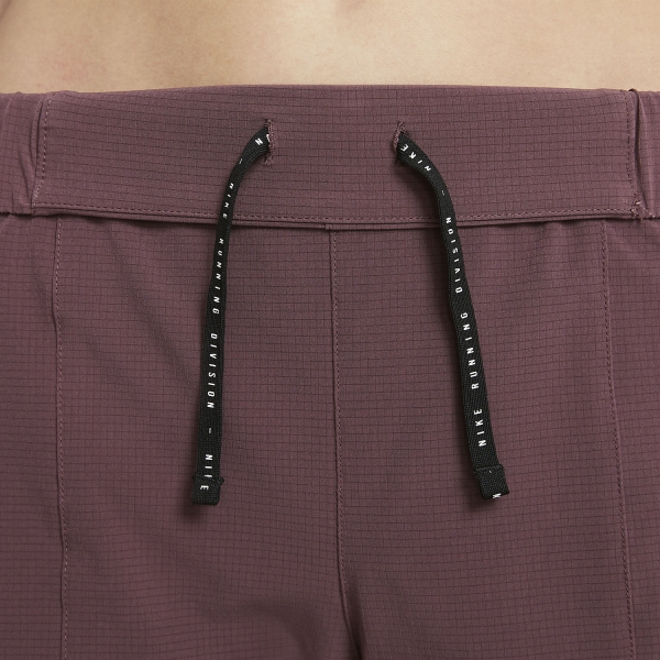 Nike Dri-FIT Division Tempo Luxe 3in Shorts - Dark Wine/Black