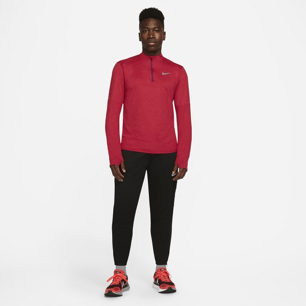 Nike Dri-FIT Element Logo Maglia - Sangria/University Red/Reflective Silver