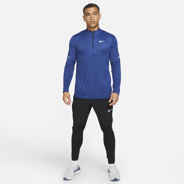 Nike Dri-FIT Element Logo Camisa - Obsidian/Game Royal/Reflective Silver