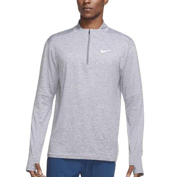 CamisaRunning Hombre Nike DriFIT Element Logo Camisa  Smoke Grey Fog/Reflective Silver DD4756084