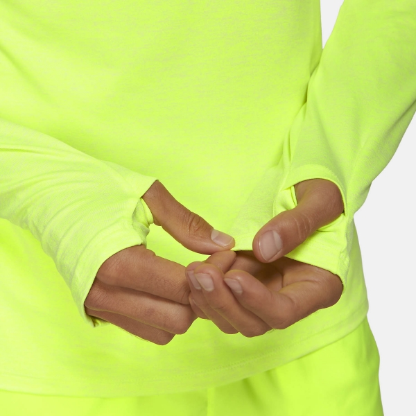 Nike Dri-FIT Element Logo Shirt - Volt/White/Reflective Silver
