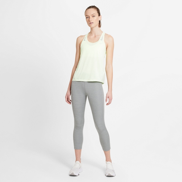 Nike Dri-FIT Fast 3/4 Tights - Smoke Grey Heather/Reflective Silver