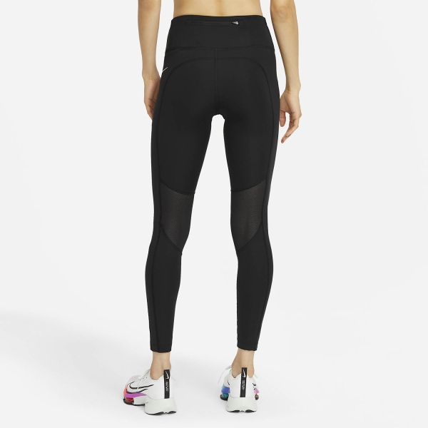 Nike Performance SHORT FEMME - Leggings - black/iron grey/white/black 